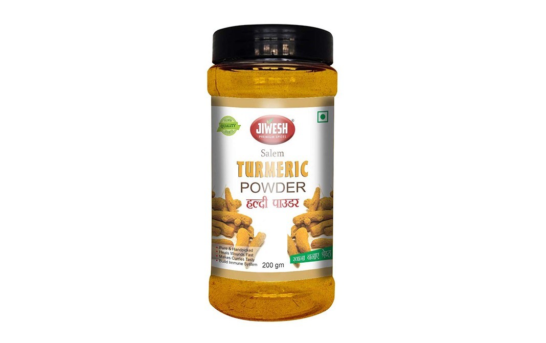 Jiwesh Turmeric Powder    Plastic Bottle  200 grams